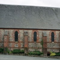 Le mur nord de la nef vu depuis le nord (2003)