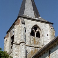 L'étage du beffroi du clocher vu du sud-est (2004)