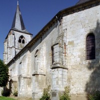 L'église vue du sud-est (2004)