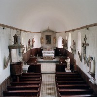 L'intérieur vu vers l'est depuis la tribune (2005)