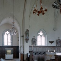 La chapelle nord et la travée droite du choeur vus vers le nord (2003)