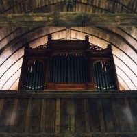La tribune de la nef et l'orgue vus vers l'ouest (2003)