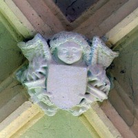 Clef de voûte de la travée du clocher (2002)