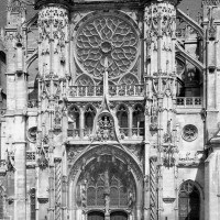 La façade sud du transept (1993)