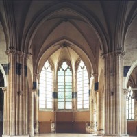 Le transept et le choeur vu vers l'est (1993)