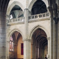 Le côté est du bras nord du transept vu vers le nord-est (1993)