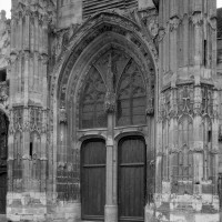 Le portail central de la façade ouest (1993)