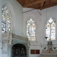 L'intérieur de la chapelle vu vers le nord-est (2004)