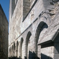 Vue partielle de la façade ouest depuis le sud-ouest (1996)