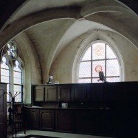 La chapelle au nord du choeur (aujourd'hui sacristie) vue vers le nord-est (2003)