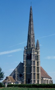 L'église vue du sud-ouest (1995)