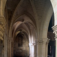 Le bas-côté sud de la nef vu vers l'ouest (1996)