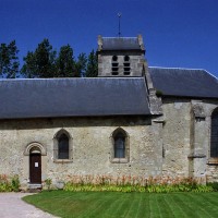L'église vue du sud avant les restaurations (2002)