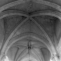 Les voûtes du choeur et de la croisée du transept vues vers l'ouest (1996)