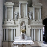 L'autel-retable du bas-côté nord (2008)