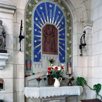 Autel-retable à l'extremité du bas-côté sud (2006)