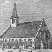 L'ancienne église au 19ème siècle