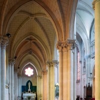 Le bas-côté nord vu vers l'est (2006)