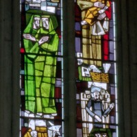 Vitrail de la fenêtre gauche de l'abside (2006)