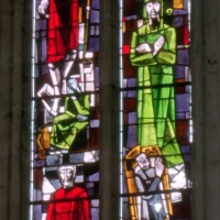 Vitrail de la fenêtre droite de l'abside (2006)