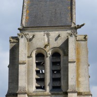L'étage du beffroi du clocher vu du sud (2016)