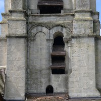 Le premier étage du clocher vu du sud (2017)