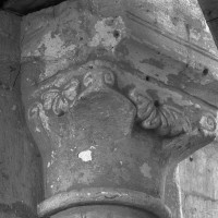 Chapiteau des arcades du mur gouttereau nord de la nef (1995)