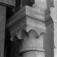 Chapiteau des arcades du mur gouttereau nord de la nef (1995)