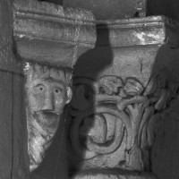 Retombée de voûte à la troisième travée de la nef (1995)