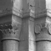 Chapiteaux des arcades du mur gouttereau nord de la nef (1995)