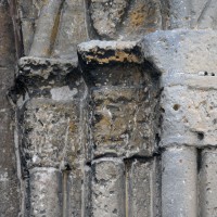 Les chapiteaux de droite du portail ouest (2017)