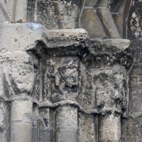 Les chapiteaux de gauche du portail ouest (2017)