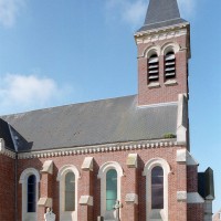 Vue partielle de l'église depuis le nord (2006)