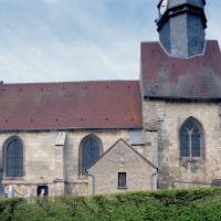 La nef et la travée du clocher vues du sud (2008)