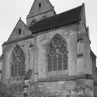 vue partielle du choeur et de la chapelle nord depuis l'est (1992)