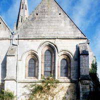 La façade sud de la chapelle sud-est vue depuis le sud (1994)