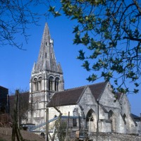 L'église vue du sud-est (1971)