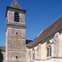 Vue partielle de l'église depuis le sud-est (1996)