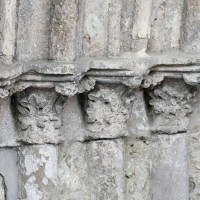 Chapiteaux des piédroits de gauche du portail ouest (2016)
