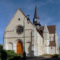 L'église vue du sud-ouest (2002)