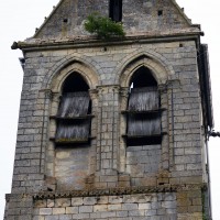 L'étage du beffroi du clocher vu du sud (2017)