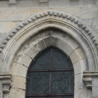 Détails d'une fenêtre du bas-côté sud du choeur (2015)