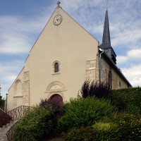 Vue partielle de l'église depuis le sud-ouest (2016)