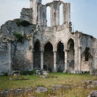 Les ruines du bras nord du transept (1995)