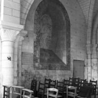 Le mur sud de la première travée vu vers le sud-ouest (2000)