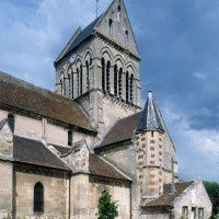 Vue partielle de l'église depuis le sud-ouest (1997)