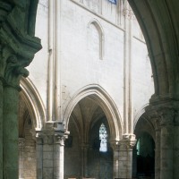 L'élévation nord de la nef vue vers le nord-est (1997)