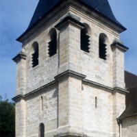 Le clocher-porche vu du sud-ouest (1997)