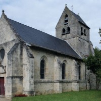 L'église vue du sud-ouest (2008)