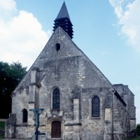 L'église vue du sud-ouest (1995)